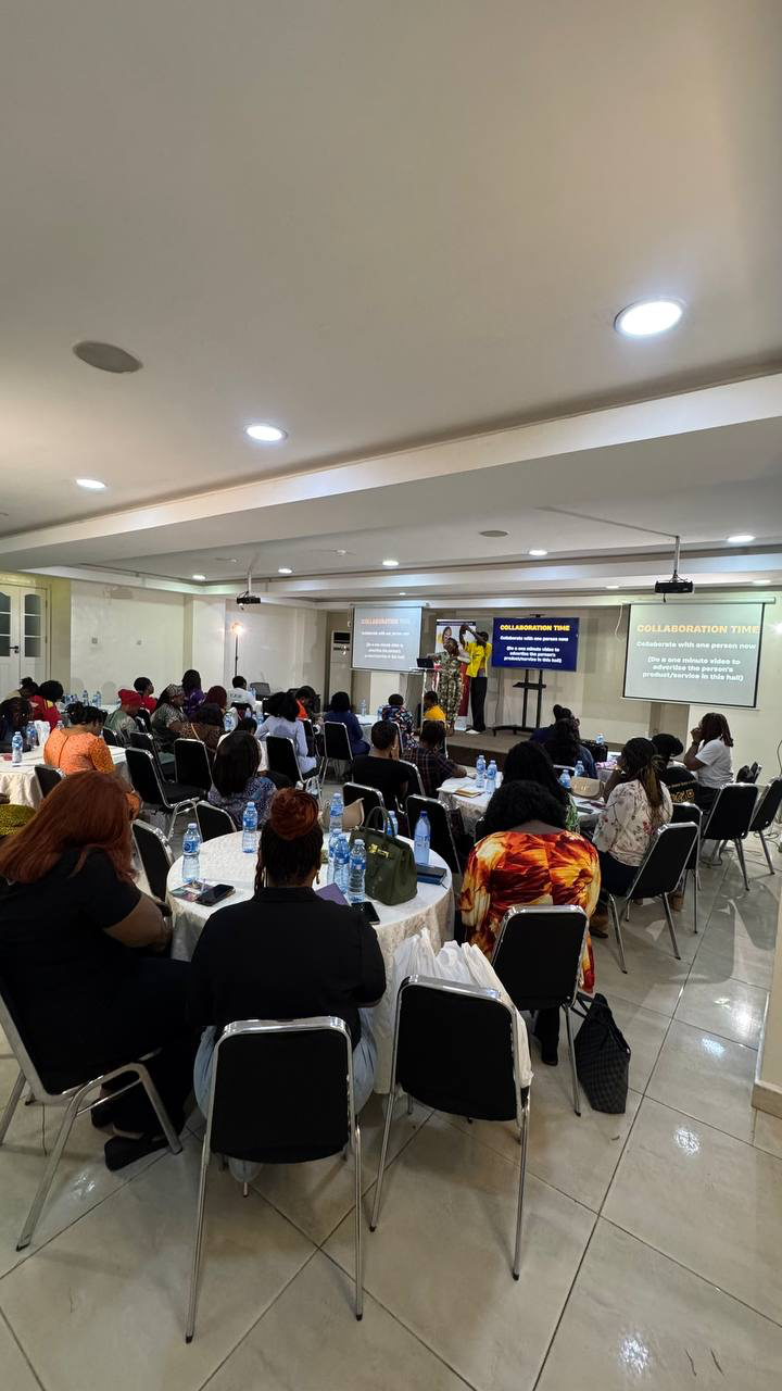 Students at offline training session
